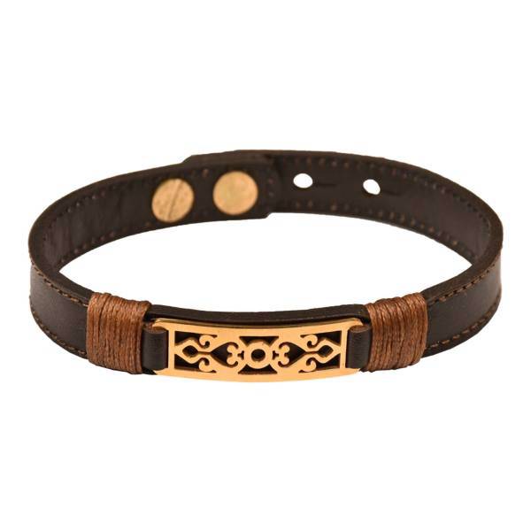 دستبند چرمی کهن چرم مدل BR51-7، Kohan Charm BR51-7 Leather Bracelet