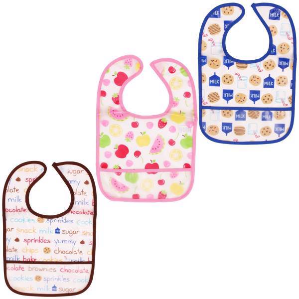 پیشبند لاوبل فرندز مدل RN99024 بسته 3 عددی، luvable friends RN99024 3pcs Baby Bib