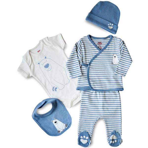 ست لباس پسرانه بیبی کرنر مدل 7051، Baby Corner 7051 Baby Boy Clothing Set