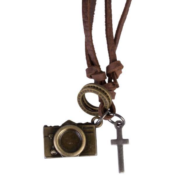 گردنبند چرمی مدل ZN2002، ZN2002 Leather Necklace