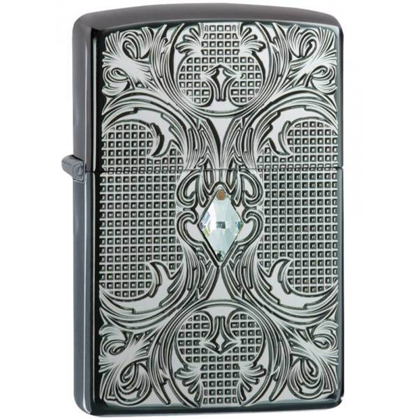 فندک زیپو مدل Crystal Lattice کد 28956، Zippo Crystal Lattice 28956 Lighter