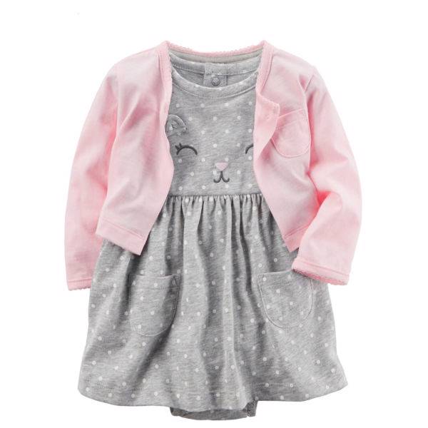 ست لباس دخترانه کارترز مدل 678، Carters 678 Baby Girl Clothing Set