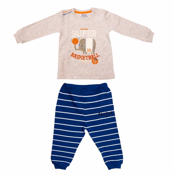 ست لباس پسرانه عزیز به به مدل 2779، Aziz Bebe 2779 Boy Clothing Set