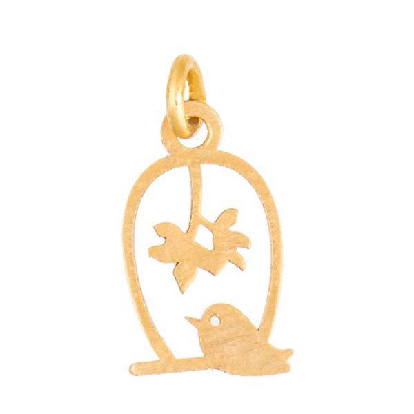 آویز گردنبند طلا 18 عیار شانا کد N-SG15، Shana N-SG15 Gold Necklace Pendant