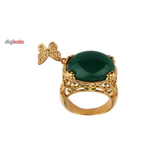 انگشتر شهر شیک طرح آویز دار مدل A444، Shahr e Shik Jeweled A444 Ring