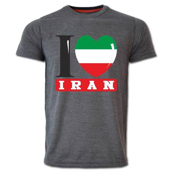 تی شرت استین کوتاه طرح ایران کد SKH04