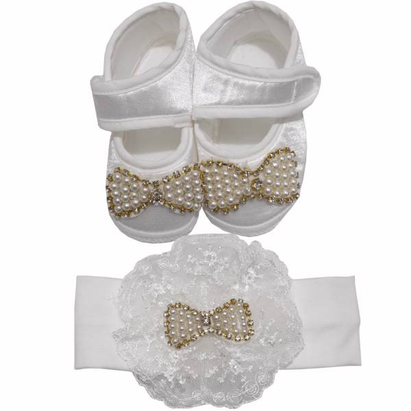 ست هدبند و پاپوش کارامل مدل 26144، Caramell 26144 Headband And Footwear