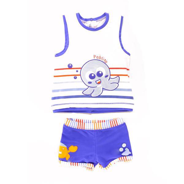 ست لباس پسرانه مایورال مدل MA 168435، Mayoral MA 168435 Baby Boy Swimming Set