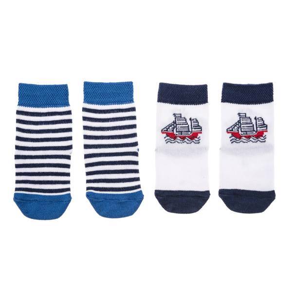 جوراب کودک یومسه مدل 3510 بسته 2 عددی، Yumese 3510 Baby Socks Pack Of 2