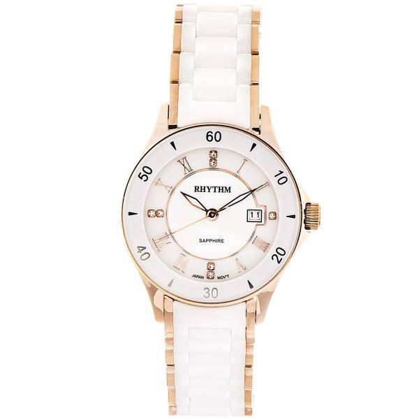 ساعت مچی عقربه‌ای زنانه ریتم مدل C1403T-04، Rhythm C1403T-04 Watch For Women