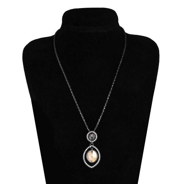 گردنبند الیور وبر مدل Lemon rutenium multi 11484، Oliver Weber Lemon rutenium multi 11484 Necklace