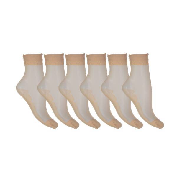 جوراب زنانه شیشه ای بسته 6 جفتی شهر شیک مدل CL892، Shahr e Shik CL892 Socks For Women Pack of 6