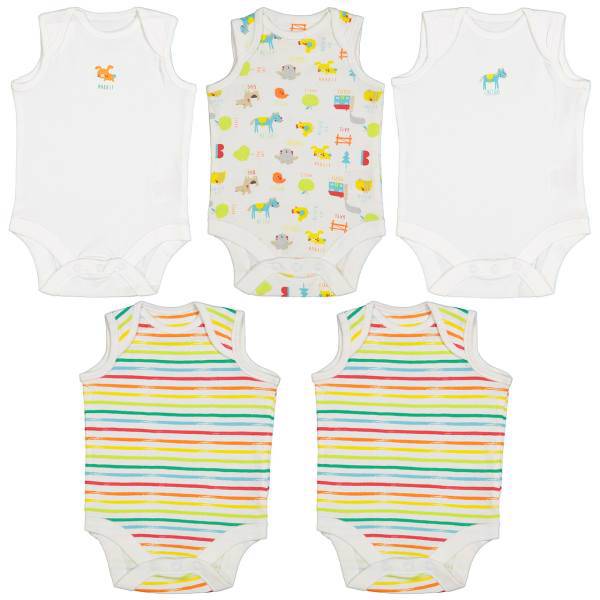 ست زیر دکمه دار رکابی مادرکر مدل E8251، Mothercare B397221 Under Button Singlet Set