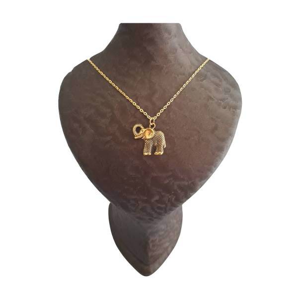 گردنبند طرح فیل مدل A105