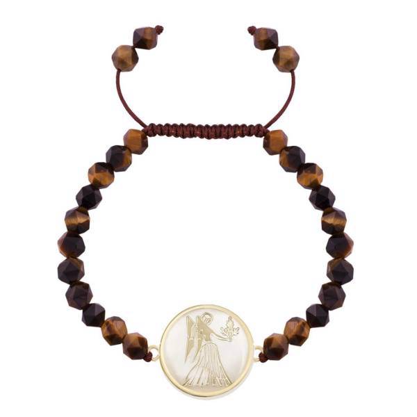 دستبند طلا 18 عیار مرجان مدل 0187، Marjan 0187 Gold Bracelet