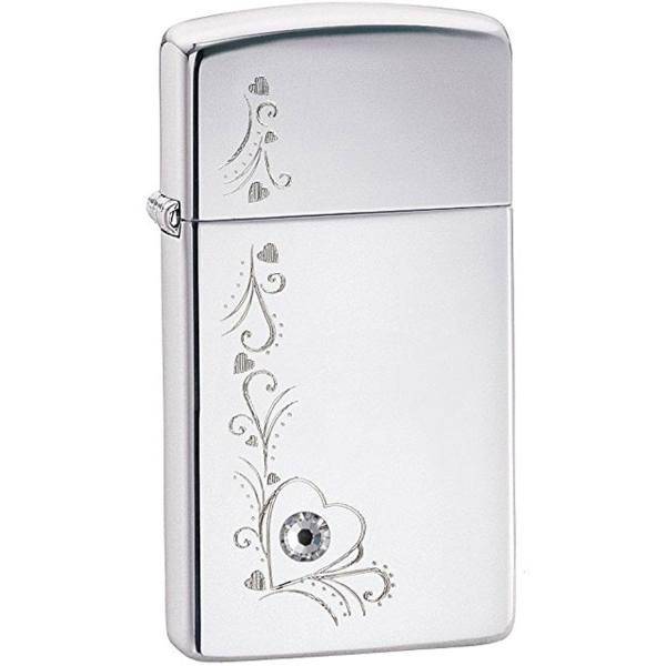 فندک زیپو مدل TR Bling Heart Vine کد 28365، Zippo TR Bling Heart Vine 28365 Lighter