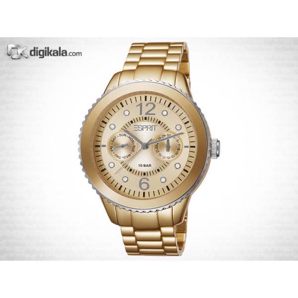 ساعت مچی عقربه ای زنانه اسپریت ES105802005، Esprit Ladies Marin Aluminium Speed Gold ES105802005