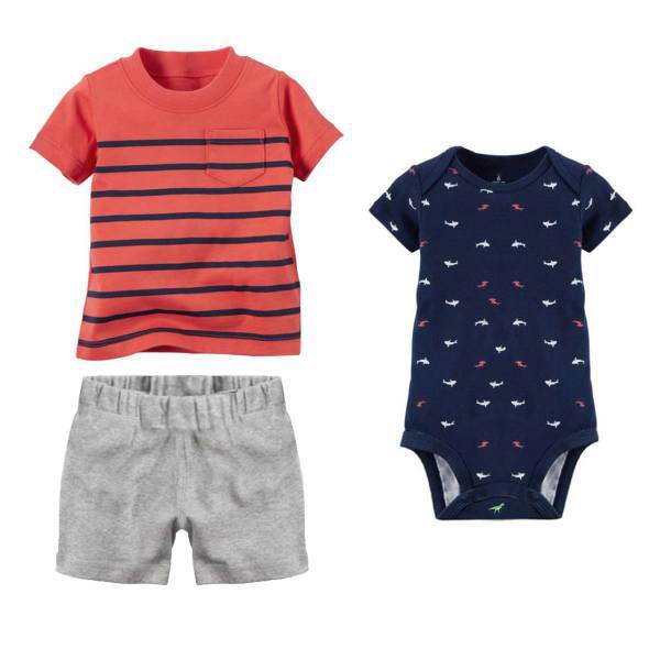 ست لباس پسرانه کارترز مدل 653، Carters 653 Boy Clothing Set