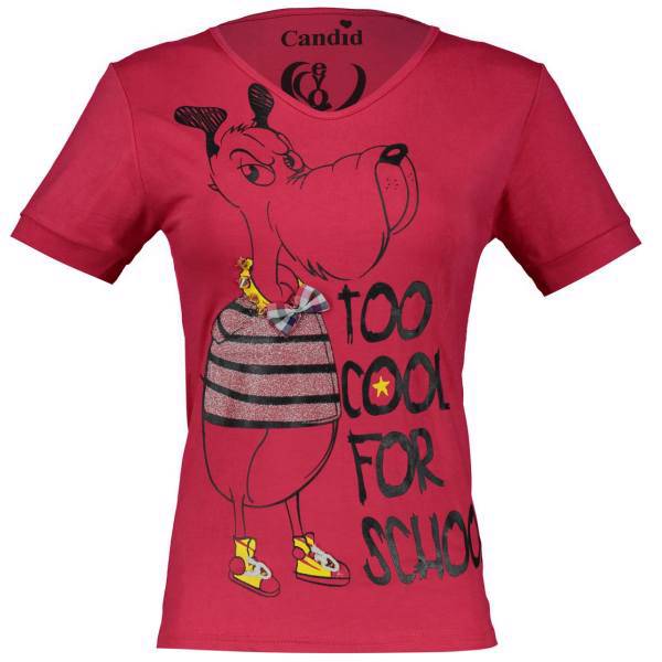 تی شرت آستین کوتاه زنانه کاندید مدل 31، Candid 31 Short Sleeve T-Shirt For Women