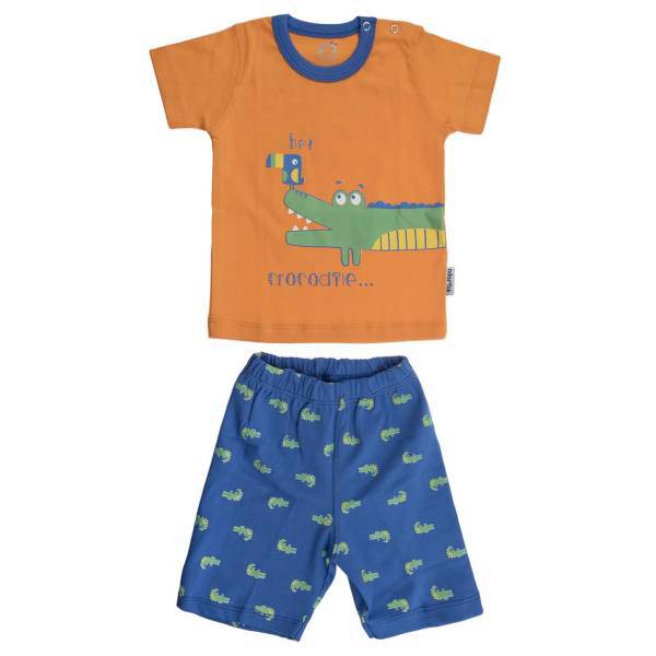 ست لباس پسرانه آدمک مدل 1669002، Adamak 1669002 Baby Boy Clothing Set