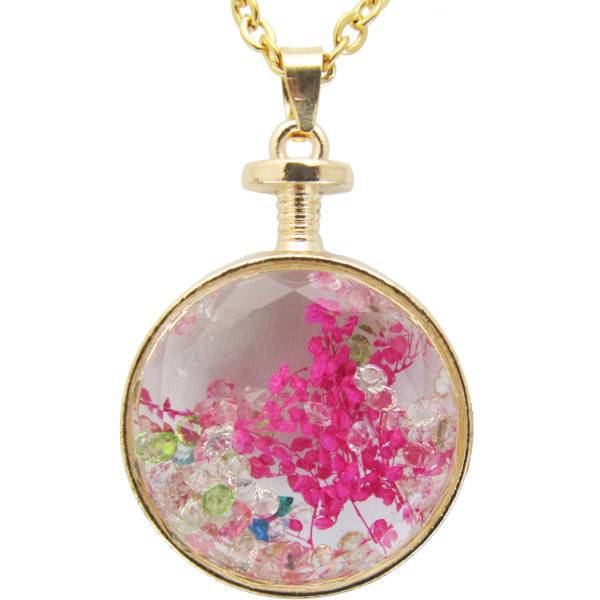 گردنبند برندز مدل دایره طلایی BK-151