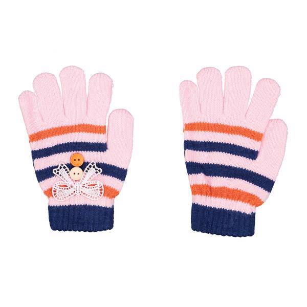 دستکش دخترانه پی جامه مدل1-301 مناسب برای 4 تا 7 سال، Pyjama 301-1 Gloves For Girls