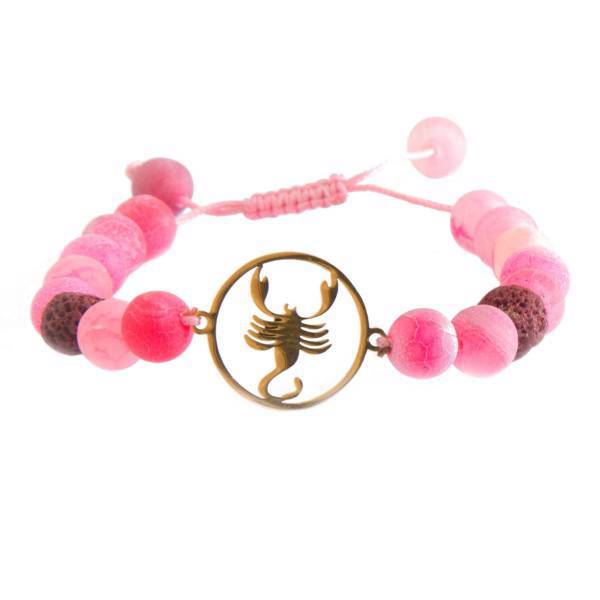 دستبند نوژین مدل آبان صورتی، Nojin Aban Pink Bracelet