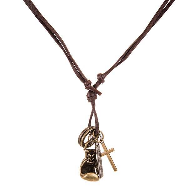 گردنبند چرمی میو مدل N156، Mio N156 Leather Necklace