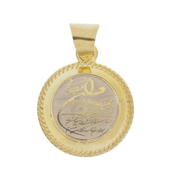 آویز گردنبند طلا 18 عیار رزا مدل N161، Rosa N161 Gold Necklace Pendant Plaque