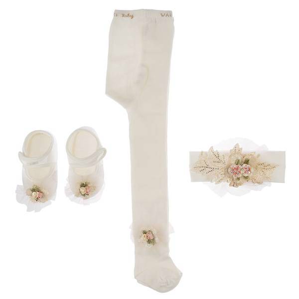 ست نوزادی مینی‌ورد مدل 13916، Miniworld 13916 Headband Footwear