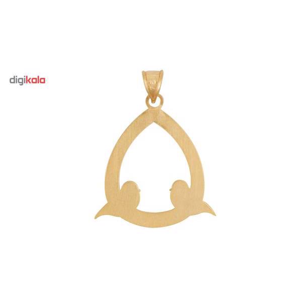 آویز گردنبند طلا 18 عیار شانا مدل N-SG35، Shana N-SG35 Gold Necklace Pendant Plaque