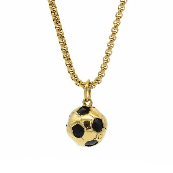 گردنبند لوکسین طرح توپ فوتبال مدل N593، Loxin Football ball N593 Necklace