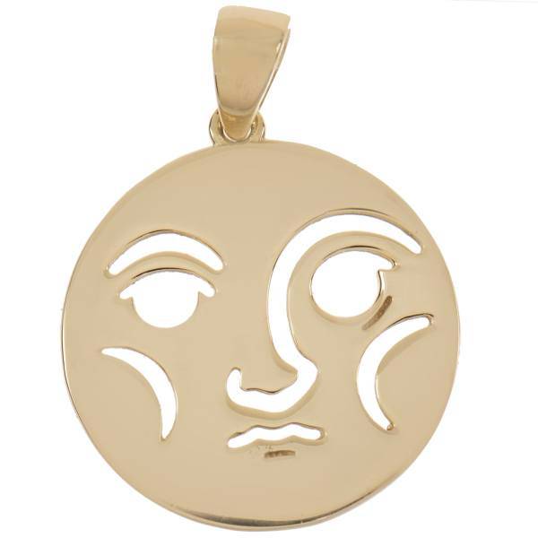 آویز گردنبند طلا 18 عیار زرین مدل AB85، Zarin AB85 Gold Necklace Pendant