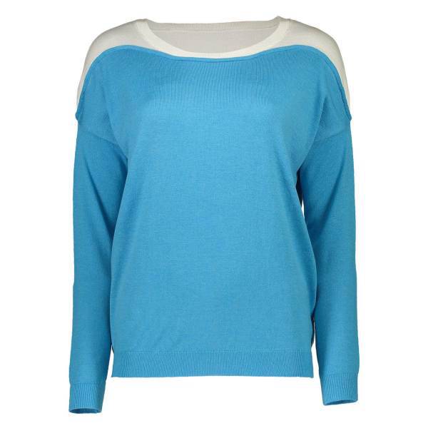 پلیور نخی یقه گرد زنانه، Women Cotton Round Neck Sweater