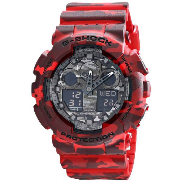 ساعت مچی عقربه ای مردانه کاسیو جی شاک مدل GA-100CM-4ADR، Casio G-Shock GA-100CM-4ADR Watch For Men