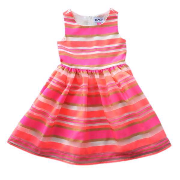 پیراهن دخترانه چیلدرنز پلیس مدل 2071762، Childrens Place 2071762 Girl Dress