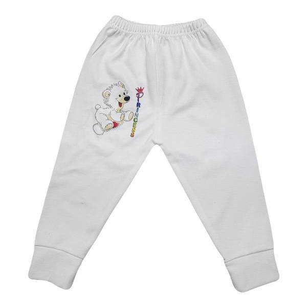 شلوار نوزادی برند پرنسس مدل WHITE-10، BABY PANTS PRINCESS BRAND WHITE