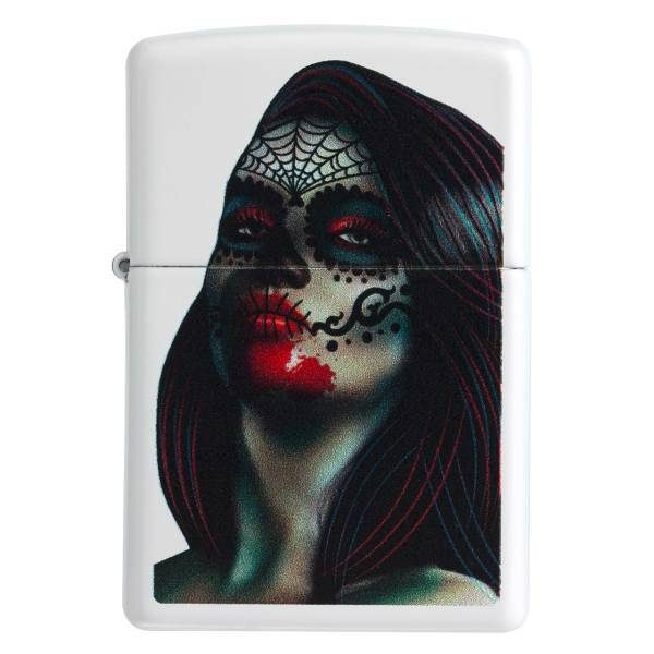 فندک زیپو مدل 29400 Day Of The Dead Lady Tattoo، Zippo Day Of The Dead Lady Tattoo 29400 Lighter