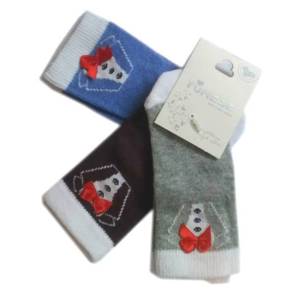 جوراب یومسه مدل 3834 بسته 3 عددی، Yumese 3834 Socks Pack Of 3