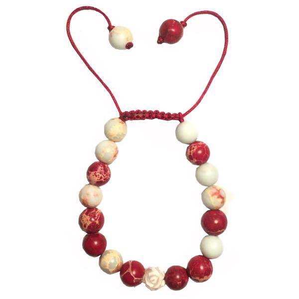 دستبند عود مدل 100086 طرح رز، Oood 100086 design Rose Bracelet