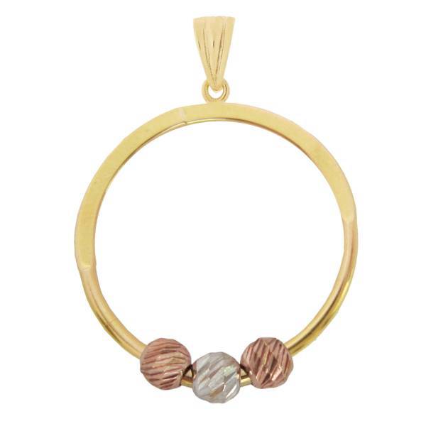 آویز گردنبند طلا 18 عیار شانا مدل N-SG65، Shana N-SG65 Gold Necklace Pendant Plaque