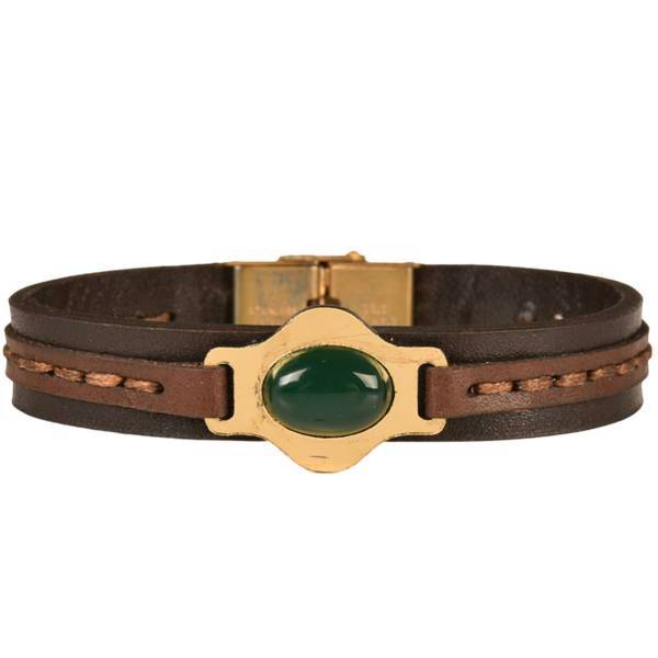 دستبند چرمی کهن چرم مدل BR77-7، Kohan Charm BR77-7 Leather Bracelet