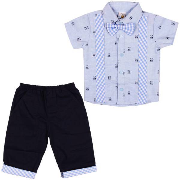 ست لباس پسرانه کوکو مدل 6070، Kookoo 6070 Baby Boy Clothing Set