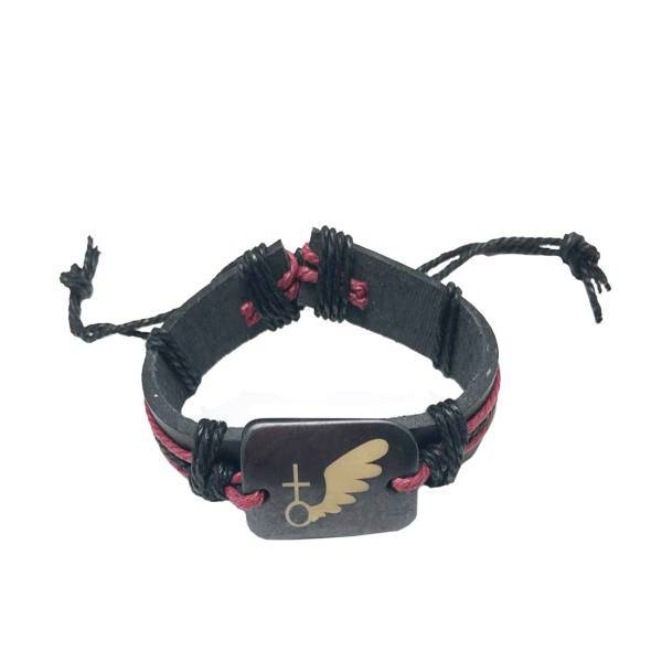 دستبند چرمی الفین مدل el02037، Elfin el02037 Leather Bracelet