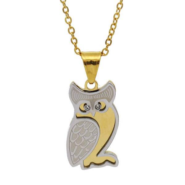 گردنبند لوکسین طرح جغد مدل N640، Loxin Owl N640 Necklace
