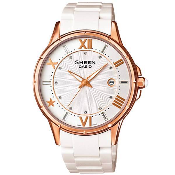 ساعت مچی عقربه ای زنانه کاسیو شین SHE-4024G-7ADR، Casio Sheen SHE-4024G-7ADR