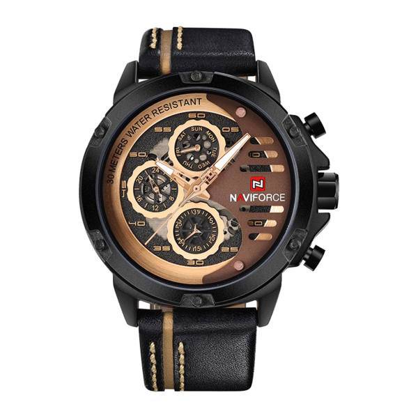 ساعت مچی عقربه ای مردانه نیوی فورس مدل NF9110M/BRGBN، Naviforce NF9110M/BRGBN Watch For Men