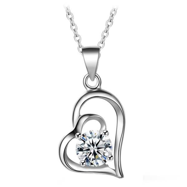 گردنبند نقره شهر جواهر مدل SJ-N043، Shahrejavaher SJ-N043 Silver Necklace