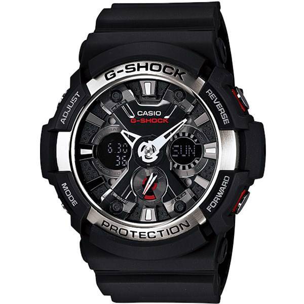 ساعت مچی عقربه‌ ای کاسیو سری جی شاک مدل GA-200-1ADR مناسب برای آقایان، Casio G-Shock GA-200-1ADR For Men