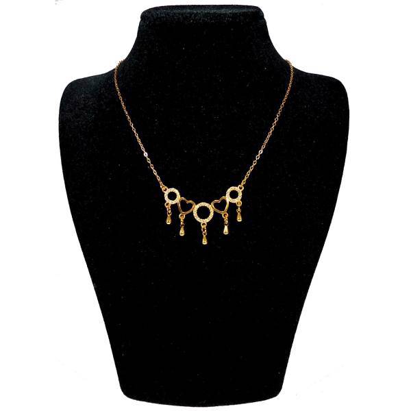 گردنبند آی جواهر طرح قلب کد 11504G